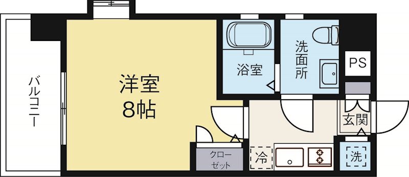 ピュアドームリベルテ平尾 701号室 間取り