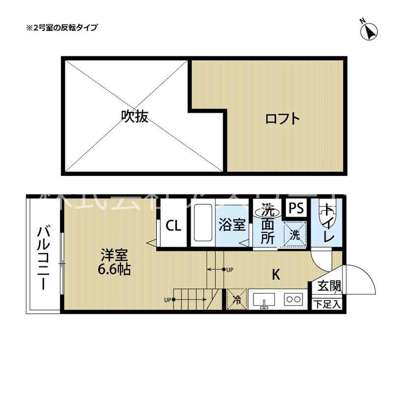 Fy-style箱崎 203号室 間取り