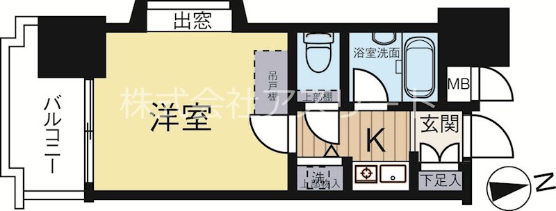 ダイナコート西公園トレンドゥ 501号室 間取り
