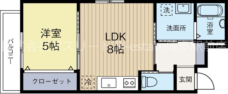ラルーチェyn 502号室 間取り