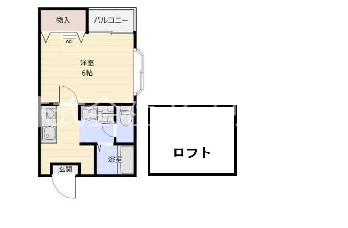 イルグラッツィア薬院 402号室 間取り