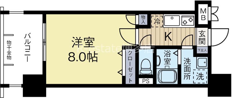 サヴォイラマリナドゥハカタ 1102号室 間取り