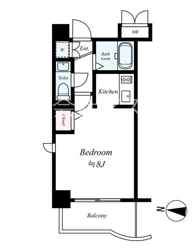 エンクレスト西公園２ 407号室 間取り