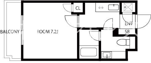 箱崎パルク 502号室 間取り