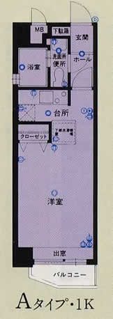 エステートモア日赤アベニュー 303号室 間取り