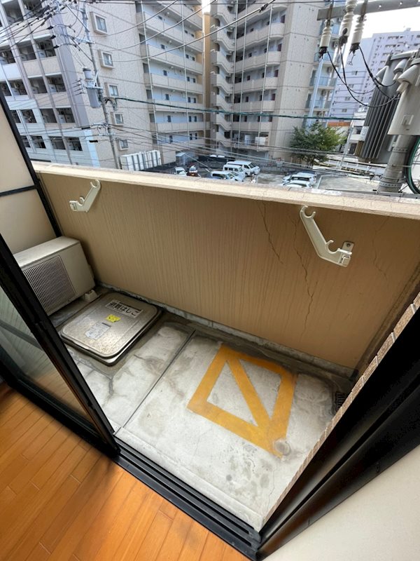 ラフィネス薬院ウエストタワー ベランダ