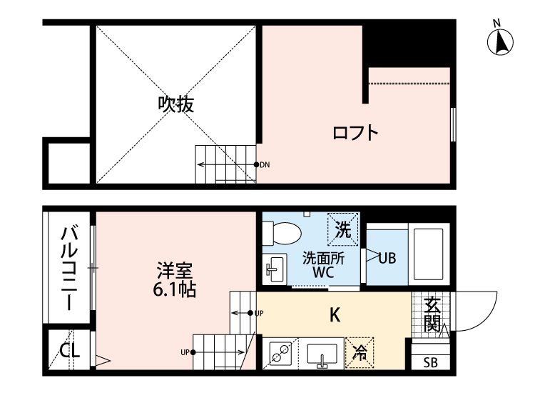 ゴールドパレス箱崎駅前 103号室 間取り
