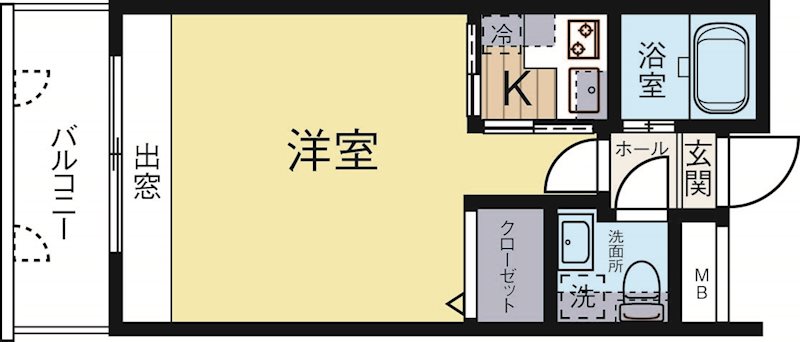 エステートモア平尾パージュ 703号室 間取り