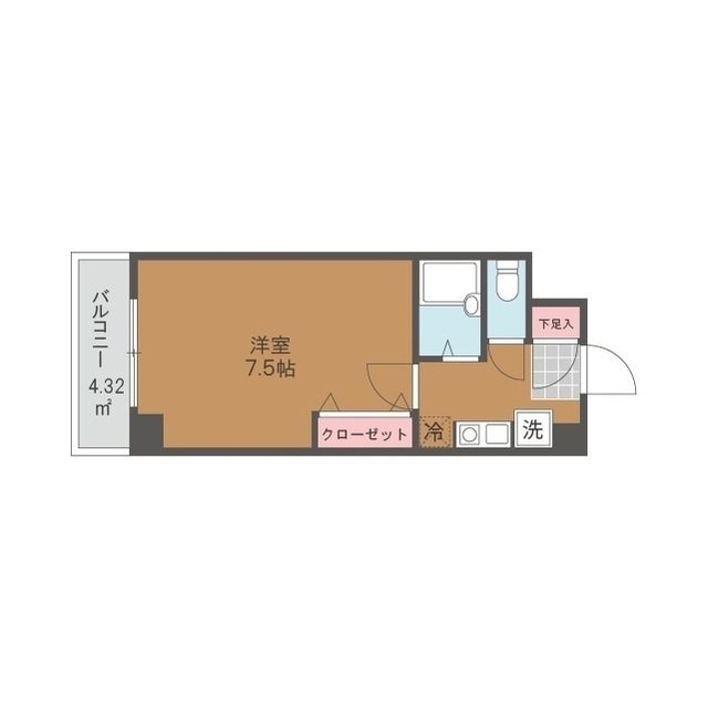 セゾンドヴィラ平尾 1109号室 間取り