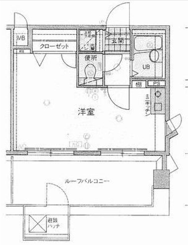 フォルム博多 909号室 間取り