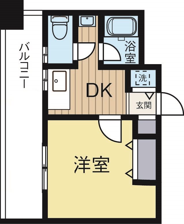 ニューロング博多 401号室 間取り