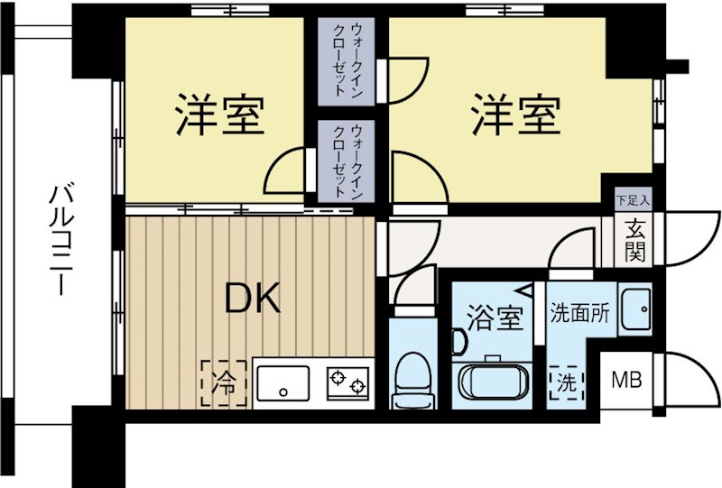 ラファセフェリーズ 1101号室 間取り