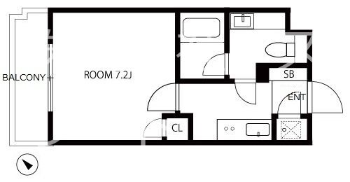 箱崎パルク 305号室 間取り