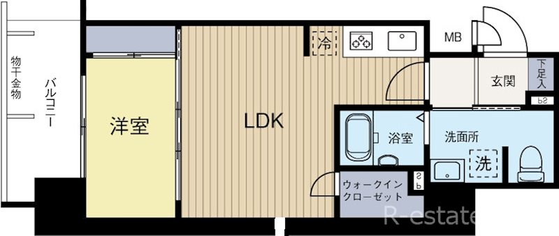 グランフォーレプライム博多 1101号室 間取り