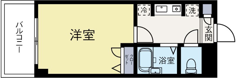 ベアージュ博多 703号室 間取り