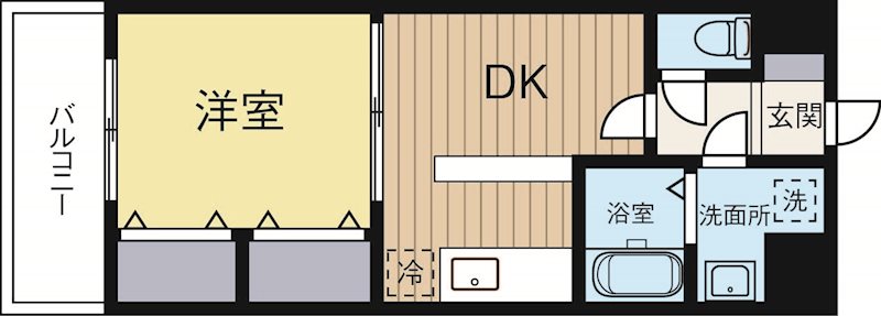 アクアシティ博多サウスステーション 905号室 間取り
