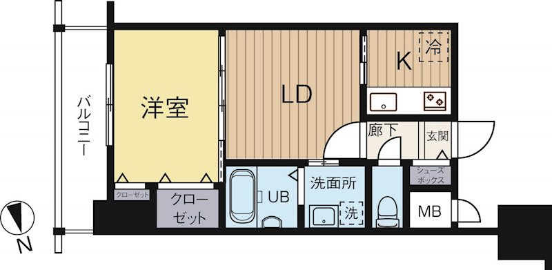 エンクレスト吉塚駅前2 902号室 間取り