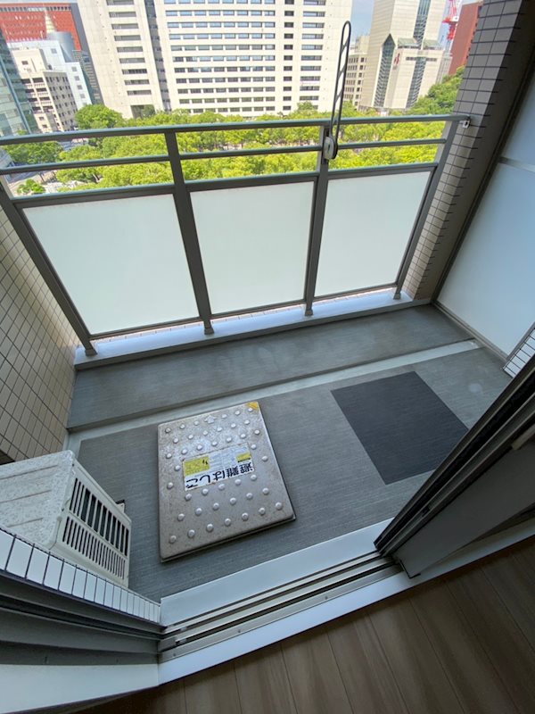 エンクレスト天神シティ ベランダ