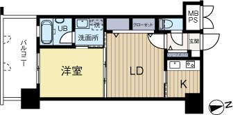 エンクレスト大手門3 1002号室 間取り