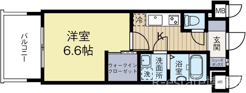 エンクレスト博多駅東 1004号室 間取り