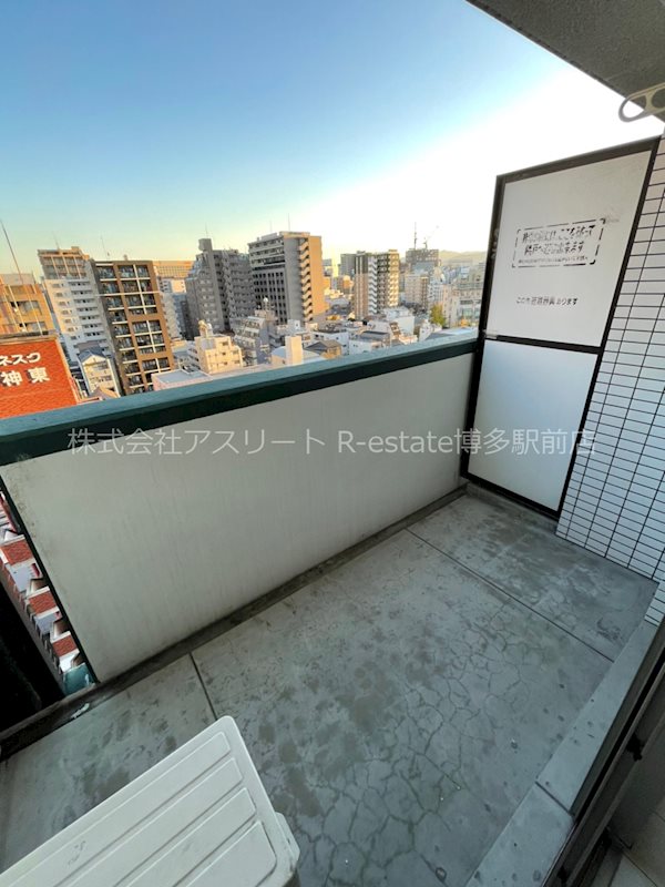 エンクレスト天神CLASS ベランダ