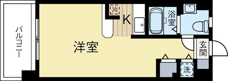 ハウトン薬院 206号室 間取り