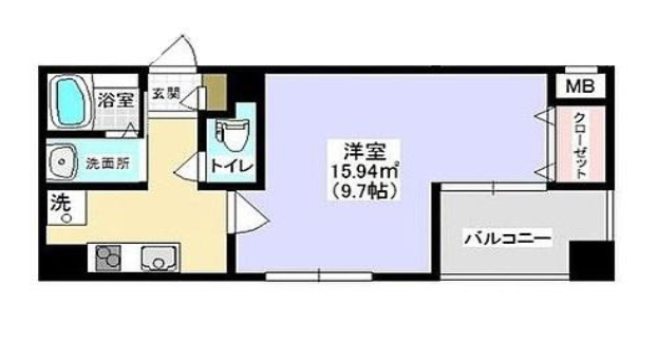 メゾンドソレイユ 301号室 間取り