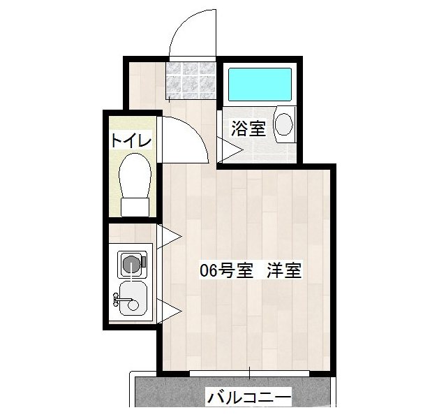 モアフィールド箱崎2 210号室 間取り