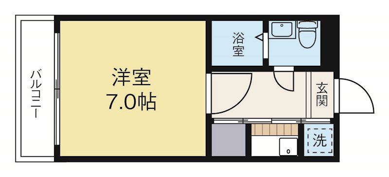 アルティ博多駅南 408号室 間取り