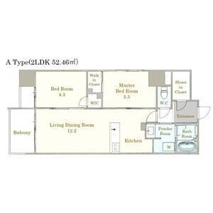 ワンパセオ 1001号室 間取り