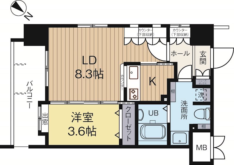 サヴォイブロードストリート 701号室 間取り
