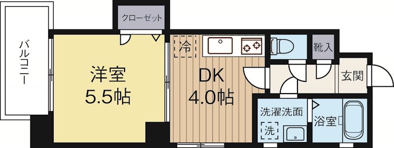 ローズモントフレア博多 901号室 間取り
