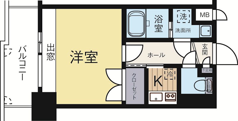 エステートモア平尾駅前通り 302号室 間取り