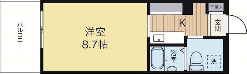 サヴォイオーサーズプレイス 1103号室 間取り