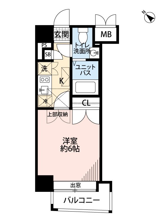クレタ県庁前 203号室 間取り