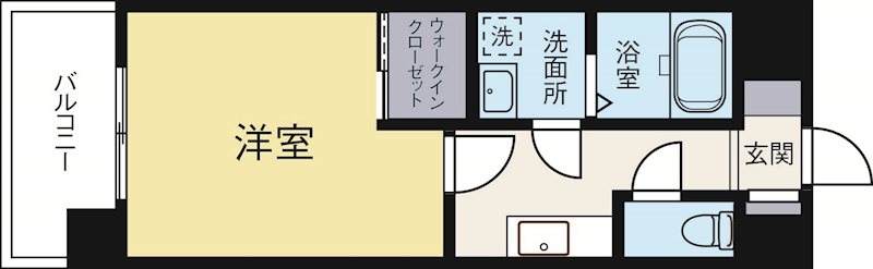 サヴォイ博多スーペリア 407号室 間取り