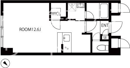 ラトゥール箱崎宮前 503号室 間取り