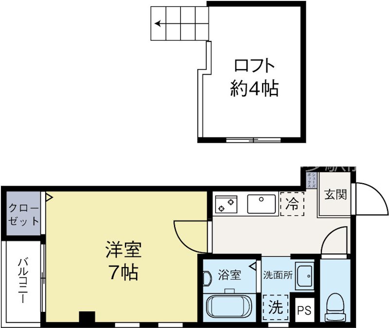 イルグラッツィア薬院大通り 302号室 間取り