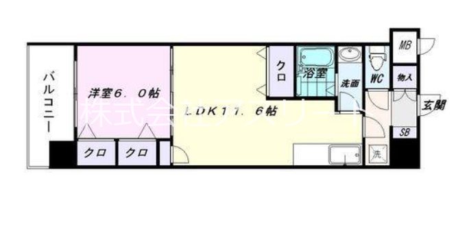 エスパンドーレ川上 1102号室 間取り