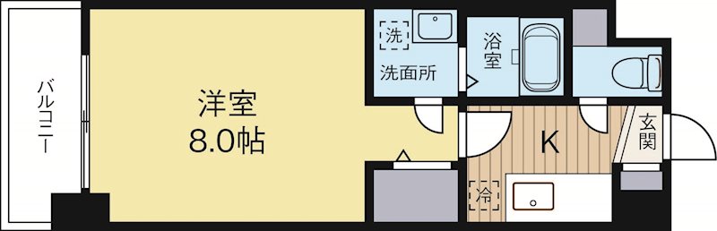 グランフォーレ桜坂ステーションプラザ 602号室 間取り