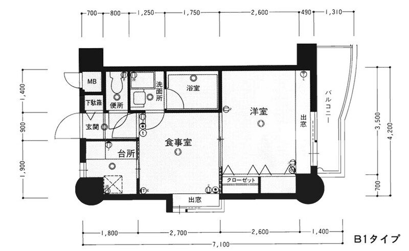 エステートモア博多アペックス 905号室 間取り