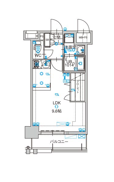 アルファシオレヴァーク 212号室 間取り