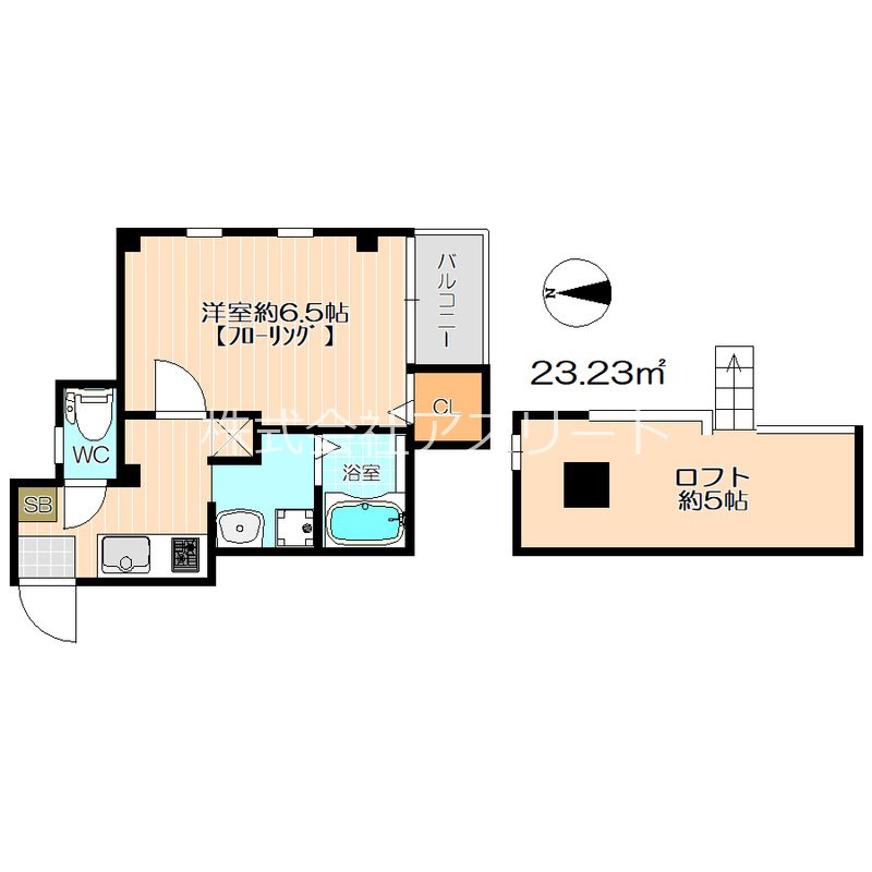 イルグラッツィアマリーナ7 405号室 間取り