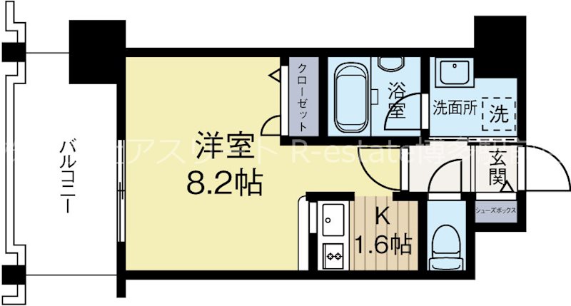 エンクレスト祇園2 302号室 間取り