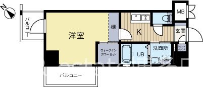 エンクレスト祇園 504号室 間取り