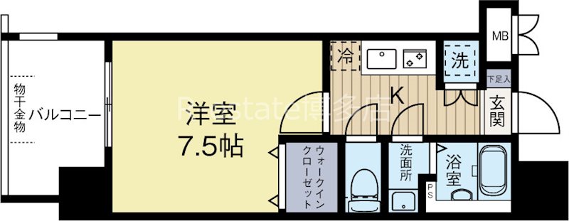 サヴォイラマリナドゥハカタ 908号室 間取り