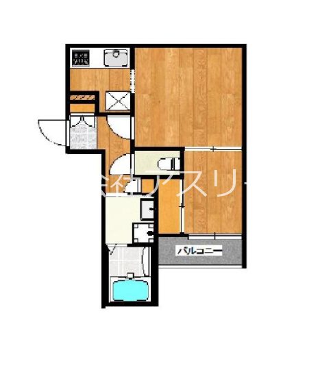 Rivage箱崎東 103号室 間取り