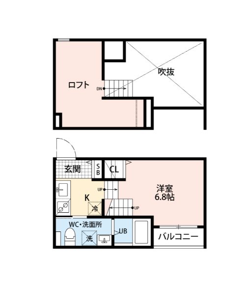 MRK箱崎 201号室 間取り