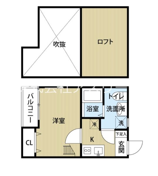 ハッピーフォーエバー箱崎 103号室 間取り