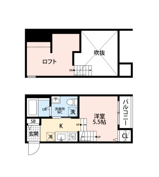 ユアーズ箱崎 203号室 間取り